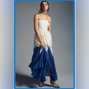Anthropologie Samant Chauhan Ombre Maxi Dress. *Pockets* S/M